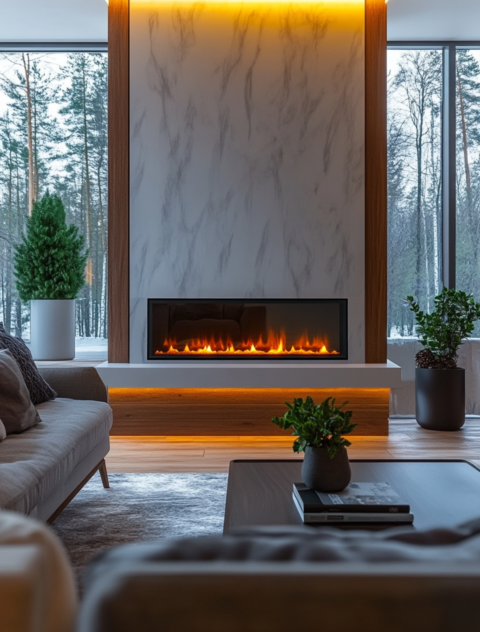 Подробнее о статье Royal Flame Vision 60 LED: обзор линейного электрокамина