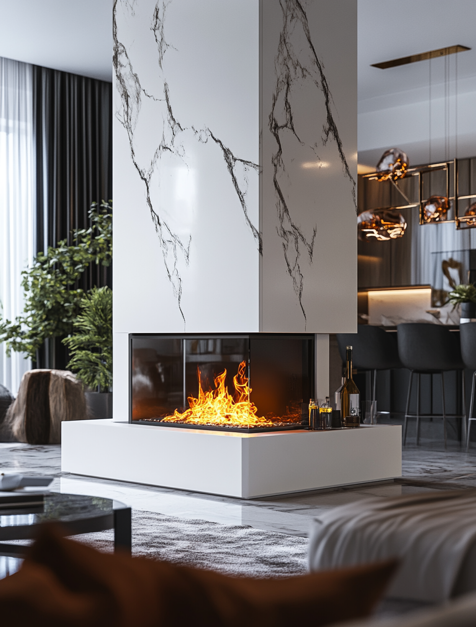 Вы сейчас просматриваете Электрический камин Pierre Luxe белый (темный дуб) с 3D эффектом Olympic